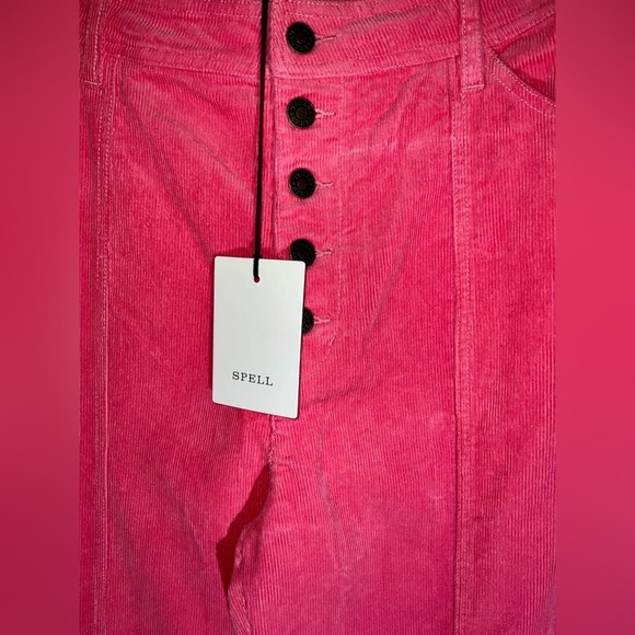 Spell Stevie Cord Pant - size XL - desert rose - NWT - button fly and flare leg - Picture 7 of 16